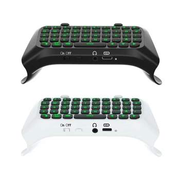 для ps5 Клавиатура контроллера с зеленой подсветкой и встроенным динамиком, Чат-панель, Прямая поставка