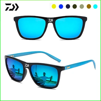 DAIWA Ретро квадратные минималистичные поляризованные солнцезащитные очки, для езды на велосипеде, спорта, рыбалки, вождения