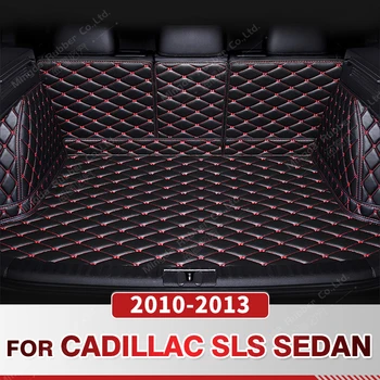 Автоматический коврик для багажника с полным покрытием для Cadillac SLS Седан 2010-2013 12 11, накладка для багажника, Аксессуары для защиты грузового салона
