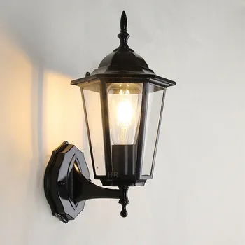 Шестиугольный Маленький Настенный светильник, Современный простой настенный светильник, Декоративный настенный светильник в индустриальном стиле, Креативный Ретро-светильник для прохода