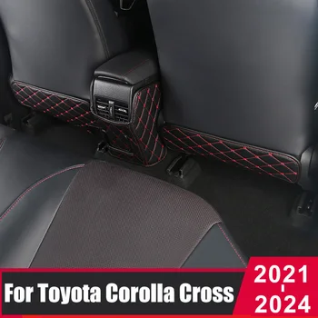 Для Toyota Corolla Cross XG10 2021 2022 2023 2024 Чехол для Коробки Подлокотника Заднего сиденья Автомобиля, Защитный Коврик для Детей, Детский Коврик для Ног