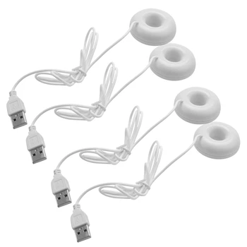AD-4X Белый Пончик Увлажнитель Воздуха USB Офисный Настольный Мини-Увлажнитель Портативный Креативный Очиститель Воздуха Белый