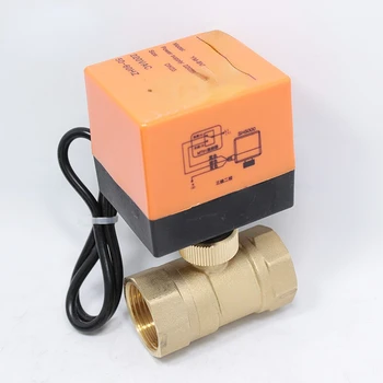 Электрический двухходовой клапан для фанкойла системы кондиционирования воздуха DN15 DN20 DN25