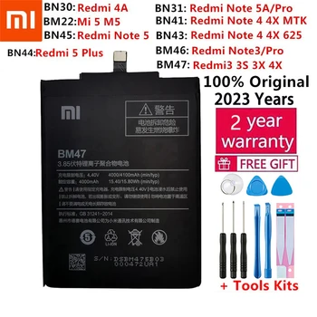 Оригинальный Аккумулятор для телефона Xiaomi Mi Redmi Note Mix 2 2S 3 3S 3X 4 4X 4A 4S 4C 5 5A Mi5 5S 6 6A 7 9 MI9 SE Pro Plus аккумуляторы