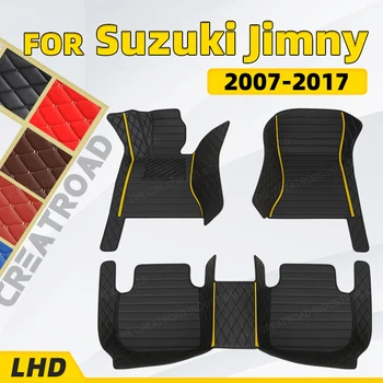 Автомобильные аксессуары на заказ, коврики для Suzuki Jimny 2007-2009 2010 2011 2012 2013 2014 2015 2016 2017, автомобильные накладки для ног