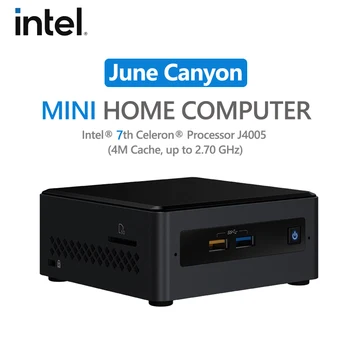 Intel NUC 7 NUC7CJYHN June Canyon Настольный мини-ПК для дома и бизнеса Celeron® J4005 Процессор 2 ядра, 2 потока 10 Вт