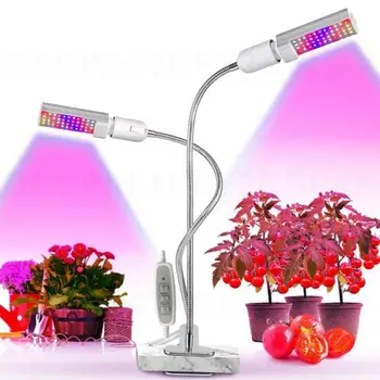 2x44 СВЕТОДИОДНЫЙ светильник для выращивания комнатных растений 5 В USB Таймер Фито лампа Лампы полного спектра красные, синие освещение для cultivo indoor growbox U26