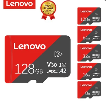 Карта памяти Lenovo Class 10 8 ГБ 16 ГБ 32 ГБ 64 ГБ 128 ГБ 256 ГБ 4k HD Micro TF SD Флэш-карты Водонепроницаемые Для Камеры телефона