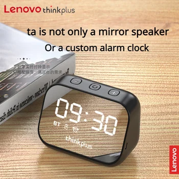 Lenovo TS13, милый мини-динамик Bluetooth, Портативный Цифровой дисплей 5.0, Будильник, HD-звонок, Праздничный подарок Оптом