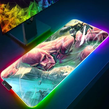 Ноутбук Аниме RGB, Большой коврик для мыши 800x400, Игровой коврик для мыши 