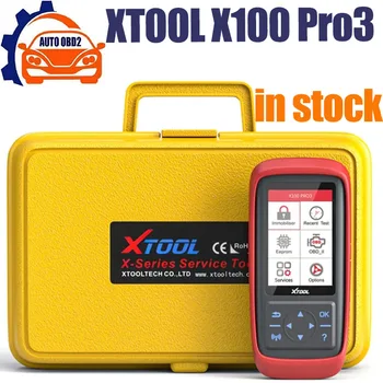 XTOOL X100 Pro3 Автоматический ключевой Программатор ECU Сброс OBD2 Считыватель кода автомобиля Инструмент Диагностики Бесплатное обновление Большего количества функций, чем X100 PRO2