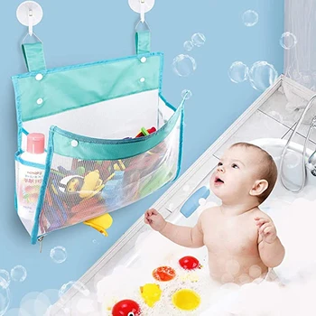 Детские игрушки для ванной, утка-лягушка, Сетчатая сумка для хранения игрушек, игровая сумка для ванной, органайзер для ванной, водные игрушки для детей