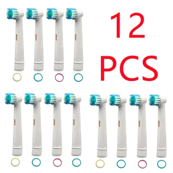 12 × Сменных насадок для электрической зубной щетки Oral-B Fit Advance Power/Pro Health/Triumph/3D Excel/Vitality Precision Clean