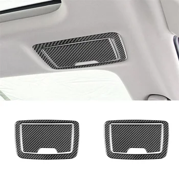 4 шт. углеродное волокно для BMW G30 5 серии 2018-2021, рамка для зеркала заднего вида, отделка интерьера, аксессуары для наклеек