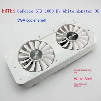 Новинка для EMTEK GeForce GTX 1060 HV, Бело-красный Кулер для видеокарты с Корпусом DIY, Охлаждающий Вентилятор FD9015U12S DC12V 0.55A