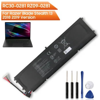 Сменный Аккумулятор для ноутбука RC30-0281 RZ09-0281 Для Razer Blade Stealth 13 2018 2019 RZ09-02812E71 Аккумуляторная Батарея 4602 мАч