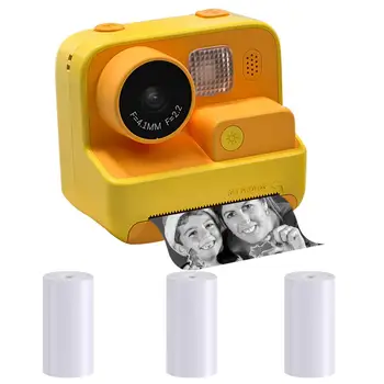 Детская камера мгновенной печати HD1080P Видео Фото Цифровая камера с бумагой для печати для детей, подарок на День рождения, Рождественский подарок
