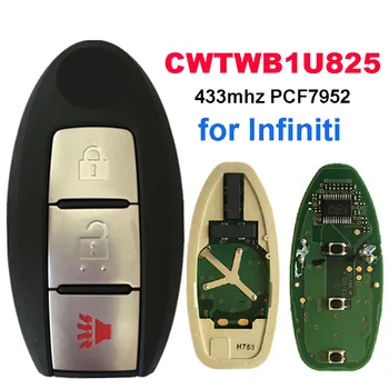 CN021002 Оригинальный Умный Автомобильный Ключ с 3 Кнопками Для Infiniti Micra Juke Note Leaf Cube Remote 433 МГц PCF7952 CWTWB1U825