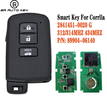 281451-0020 G смарт-ключ 8A с чипом для Toyota Corolla Camry Интеллектуальный ключ 312/314 МГц 434 МГц FCCID: HYQ14FBA, P/N: 89904-06140