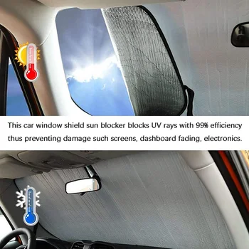 Солнцезащитный козырек на лобовое стекло для Ford Ranger 2015-2021 из алюминиевой фольги солнцезащитный козырек на переднее стекло автомобиля, складной солнцезащитный козырек, аксессуары