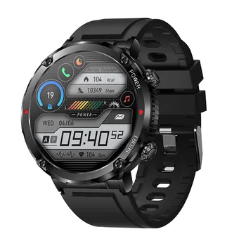 Смарт-часы T30 с Bluetooth-вызовом на открытом Воздухе, Большой экран, HD Шагомер, Частота сердечных сокращений, артериальное давление, мультиспортивные смарт-часы
