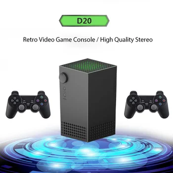 Tolex D20 Стерео Голосовая Ретро Игровая Консоль с Выходом HD Беспроводные Контроллеры 15000 Игровых Симуляторов PS 5.1 Bluetooth Hi Fi Стерео