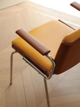 Обеденный стул со спинкой кресло для дома современный минималистичный обеденный кабинет офис
