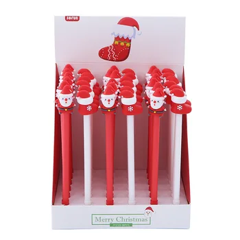 2 шт./лот, креативные носки для рождественского фестиваля, Милая гелевая ручка для подписи Escolar Papelaria, школьные канцелярские принадлежности, рекламный подарок