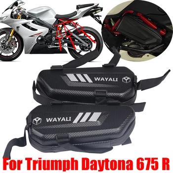 Для Triumph Daytona 675 R 675R Аксессуары для мотоциклов, Боковая сумка, Водонепроницаемая сумка для хранения, сумка для инструментов, сумки на раму, аварийная перекладина