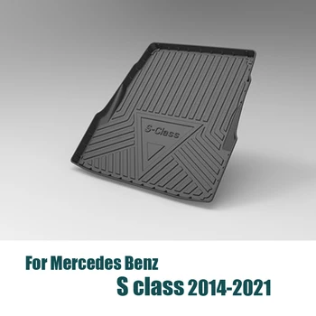 Автомобильный грузовой коврик для заднего багажника Mercedes Benz S Class W222 2020 2019 2018 2017 2016 2015 2014 Стайлинг коврик для багажника Аксессуары