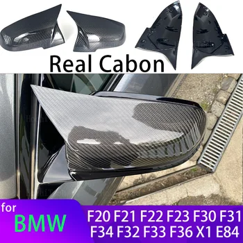 Оригинальные Сменные крышки боковых зеркал из углеродного волокна для BMW Серии 1 2 3 4 X M 420i F20 F21 F22 F23 F30 F32 F33 F36 X1