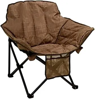 Стул для взрослых Весом 500 фунтов, Полностью мягкие стулья, Складной стул, Переносные Садовые стулья в форме лунного блюдца с мягкой подушкой