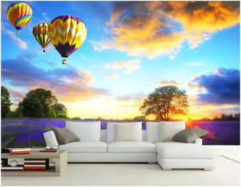 изготовленная на заказ фреска 3D фотообои Современный пейзаж красивый фон из воздушных шаров домашний декор обои для стен 3d гостиная