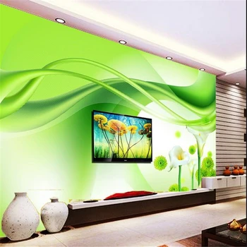 beibehang 100*100 3d стереоскопические фрески с зеленым цветком Европа ТВ фон обои гостиная спальня фрески бесплатная доставка