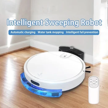Новый робот-пылесос Smart Wireless Remote Control для уборки с резервуаром для воды, Пылесос для сухой и влажной уборки Дома