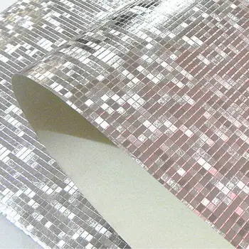 Роскошные Блестящие Мозаичные Обои Фоновые Обои Для стен Обои из Золотой Фольги Серебряные Потолочные Настенные покрытия Papel De Parede 3D