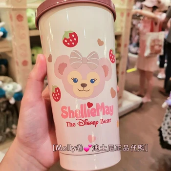 Disney cute StellaLou Соломенная чашка Winnie Питьевая чашка Donald Duck Cup