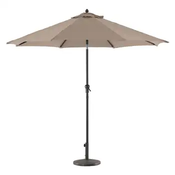 Рыночный зонт - Открытый внутренний дворик - Палубный зонт - Зонт для бассейна - Алюминиевая рукоятка с наклоном - Олефиновый - 9 раундов