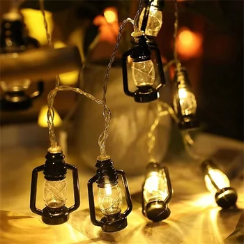 Лампа для бутылки с керосином, Подвесной светильник, Светодиодная Гирлянда, Гирлянда для Рождественского украшения дома на открытом воздухе