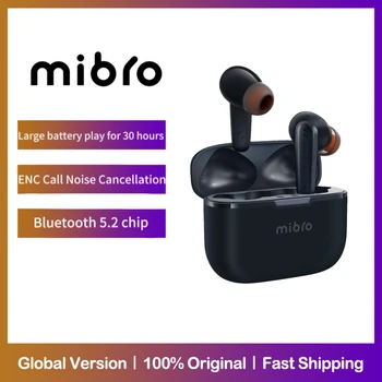 Беспроводные Bluetooth-Наушники Mibro AC1 ANC 42 дБ С активным Шумоподавлением, Наушники с Прозрачным Режимом, Спортивные Наушники TWS Long Range